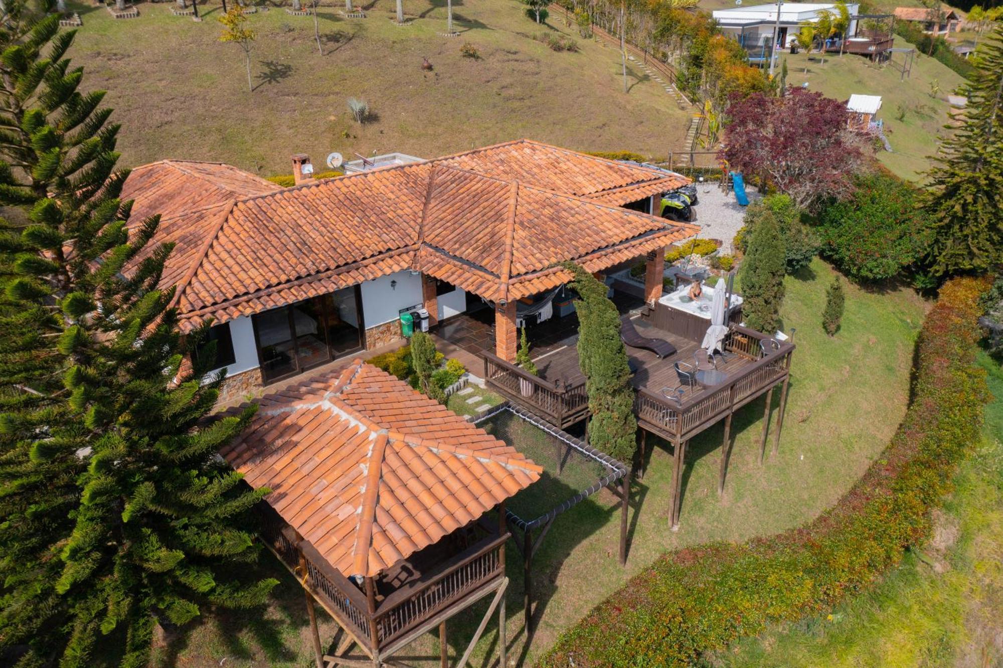 Casa Campestre Montecarlo Guatape- Desayuno A Pareja Villa Eksteriør billede