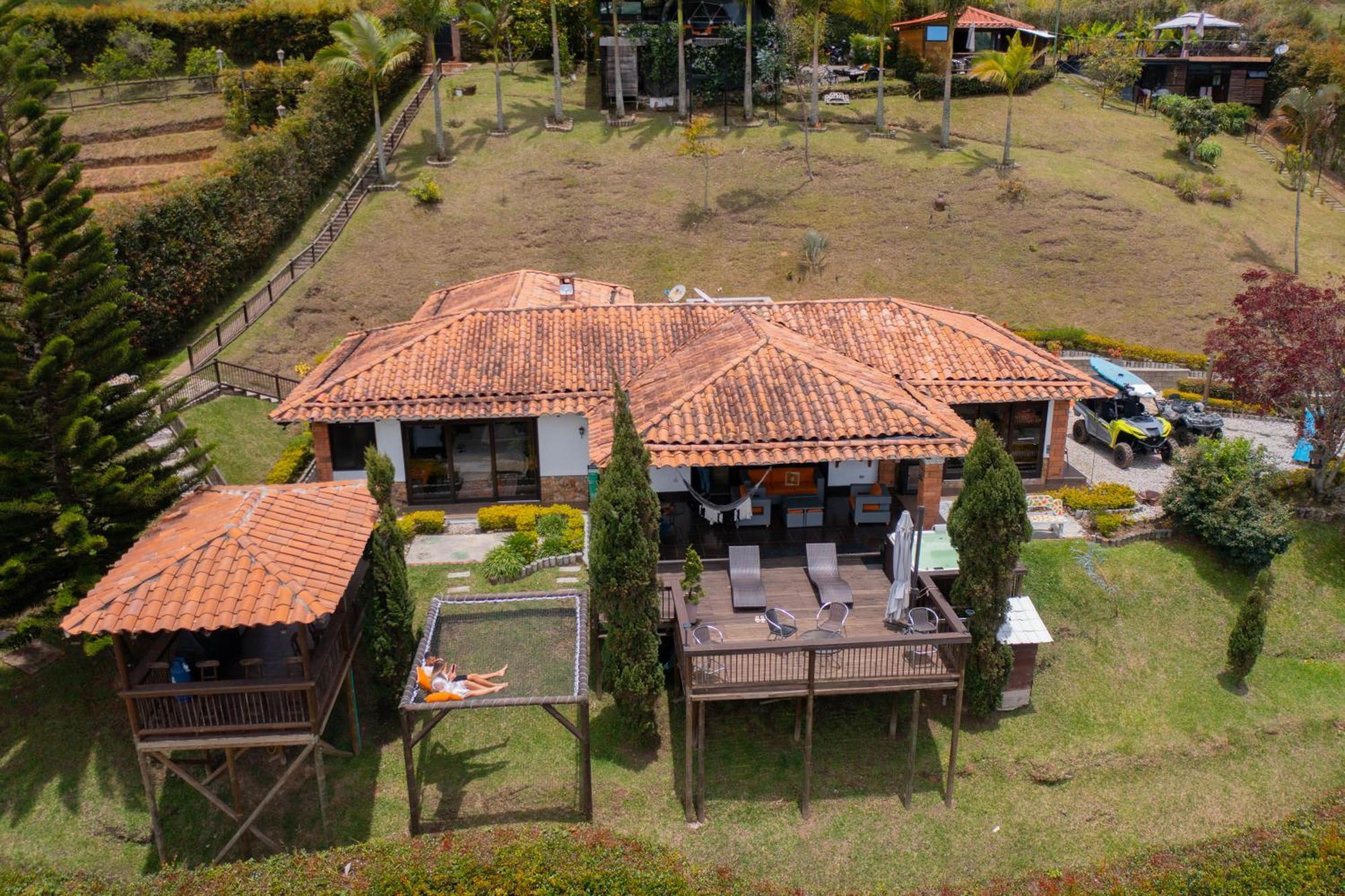 Casa Campestre Montecarlo Guatape- Desayuno A Pareja Villa Eksteriør billede