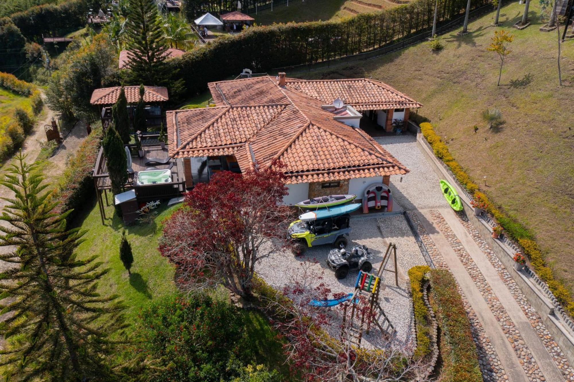 Casa Campestre Montecarlo Guatape- Desayuno A Pareja Villa Eksteriør billede