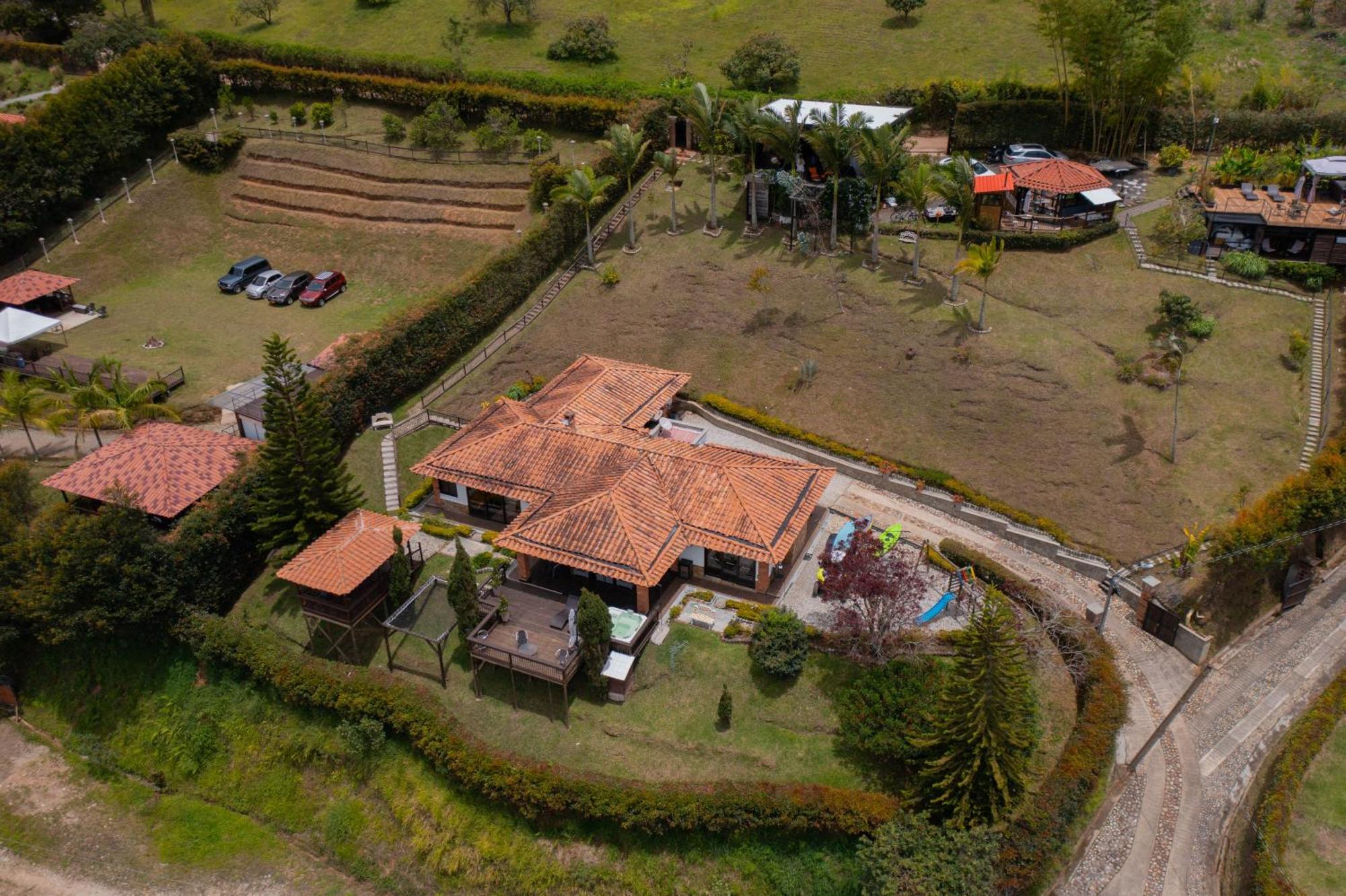 Casa Campestre Montecarlo Guatape- Desayuno A Pareja Villa Eksteriør billede