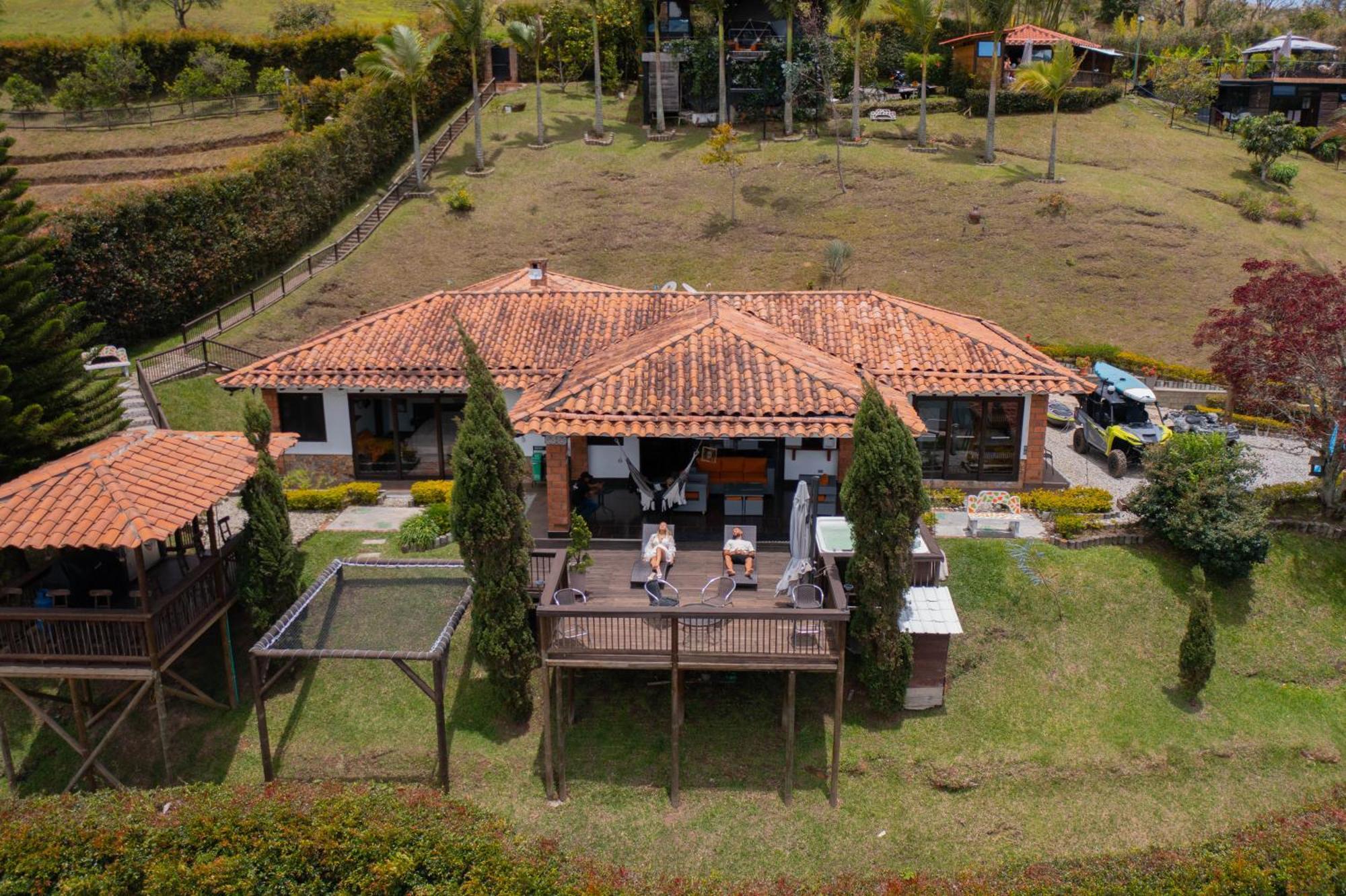 Casa Campestre Montecarlo Guatape- Desayuno A Pareja Villa Eksteriør billede